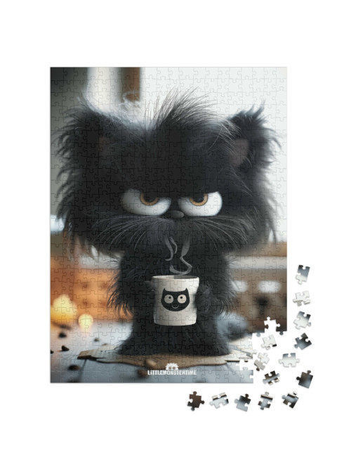 Puzzle 500 Teile „LITTLEMONSTERTIME: Joe“