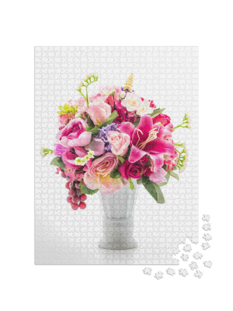 Puzzle 1000 Teile „Ein bunter Blumenstrauß “