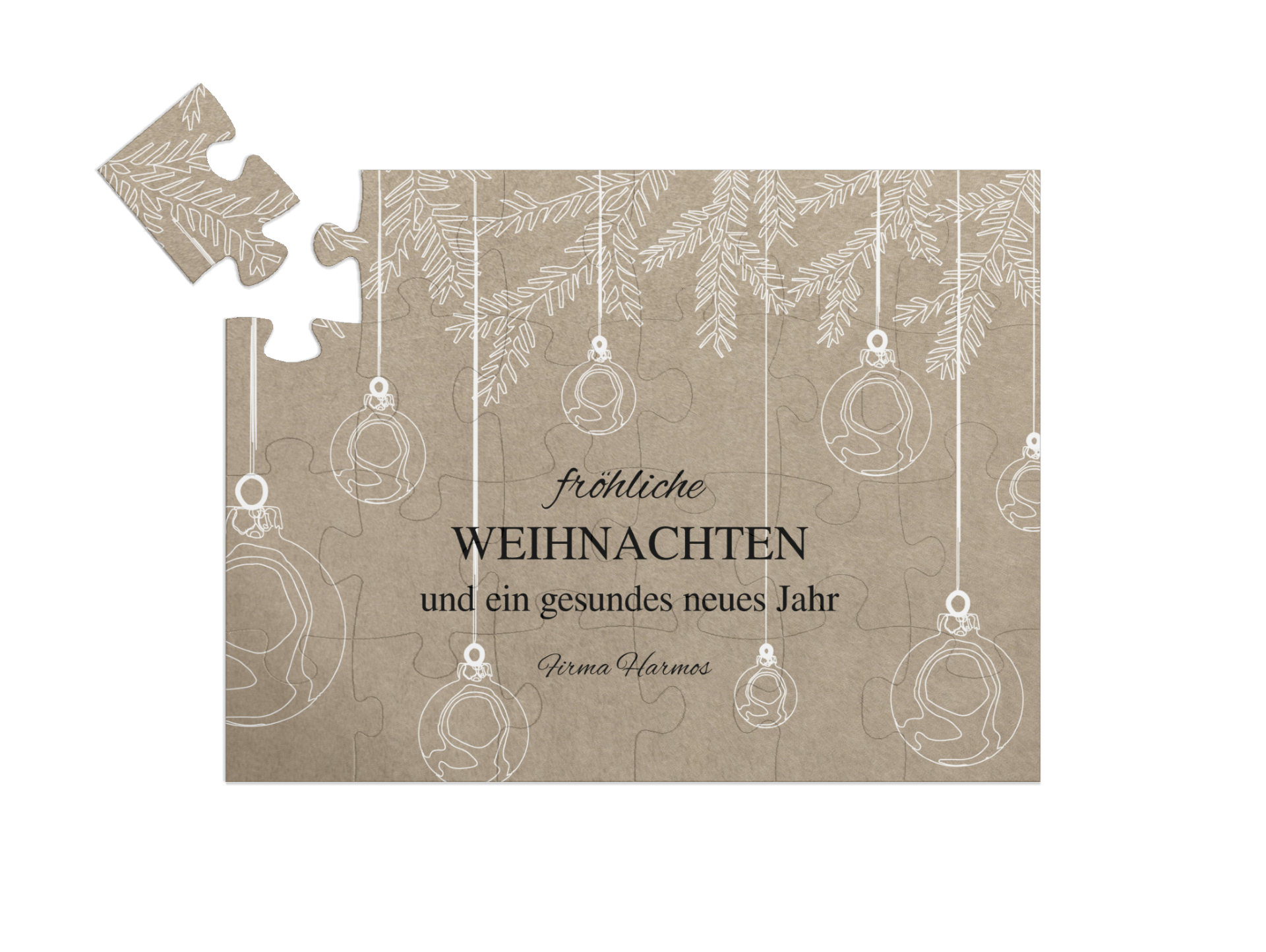 "Branches" in Querformat weiß