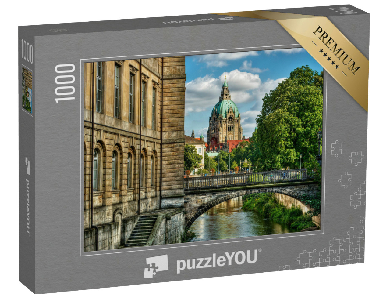 Puzzle 1000 Teile „Rathaus der Stadt Hannover“