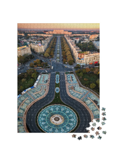 Puzzle 1000 Teile „Bukarest, Hauptstadt von Rumänien“