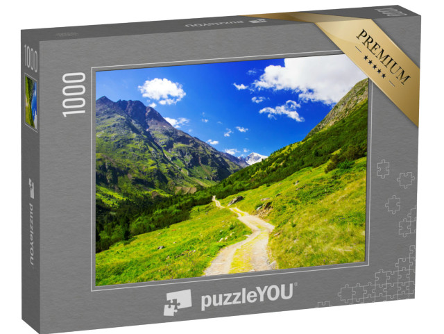 Puzzle 1000 Teile „Schöner Bergblick - Ötztal, Tirol“