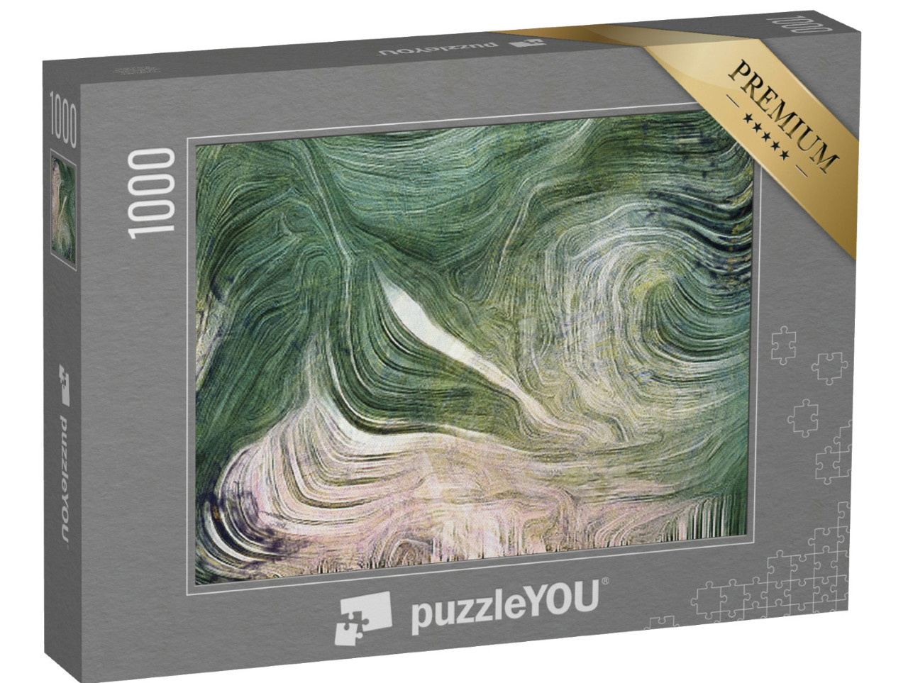 Puzzle 1000 Teile „Fließende Linien der Farbbewegung“