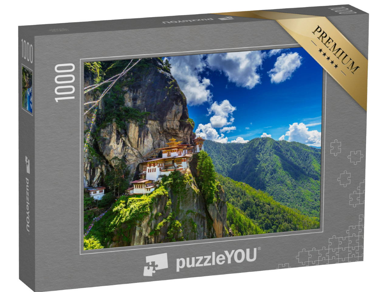 Puzzle 1000 Teile „Taktshang Goemba, Tigernest-Kloster, Bhutan“