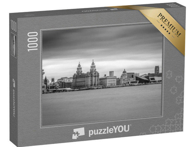 Puzzle 1000 Teile „Das Hafenvierte Merseysidel von Liverpool, England“