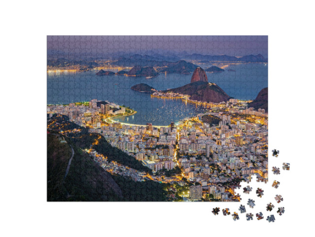 Puzzle 1000 Teile „Blick auf Rio de Janeiro“