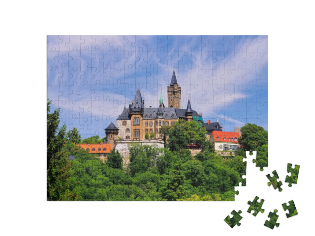 Puzzle 200 Teile „Schloss Wernigerode“