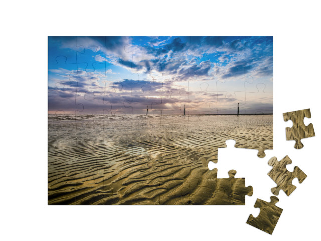 Puzzle 48 Teile „Wattenmeer auf Norderney“