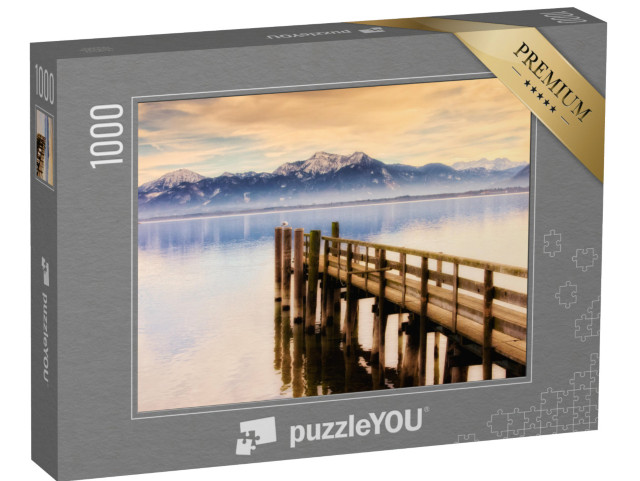 Puzzle 1000 Teile „Steg am Chiemsee“