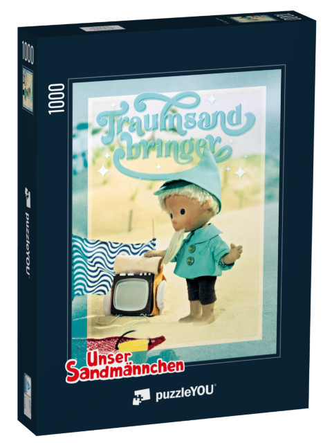 Puzzle 1000 Teile „Unser Sandmännchen: Traumsandbringer, 1981“