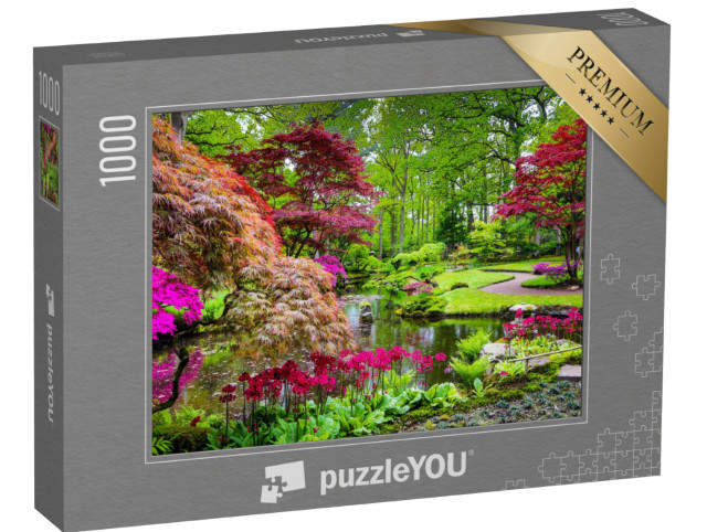 Puzzle 1000 Teile „Traditioneller japanischer Garten in Den Haag“