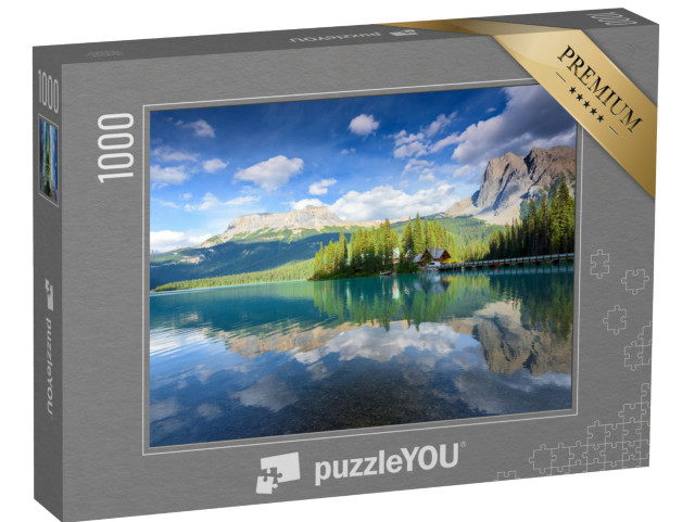 Puzzle 1000 Teile „Smaragdsee im Banff-Nationalpark, British Columbia, Kanada“