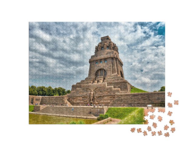 Puzzle 1000 Teile „Völkerschlachtdenkmal, Leipzig, Deutschland“