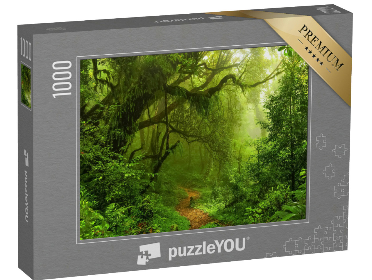 Puzzle 1000 Teile „Tiefe tropische Dschungel, Südostasien“
