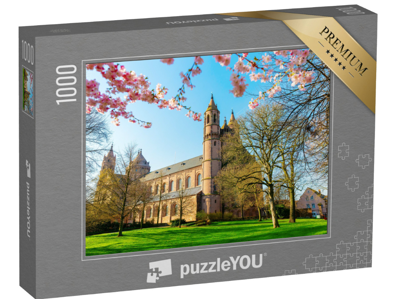 Puzzle 1000 Teile „Bild des historischen Wormser Doms in Worms, Deutschland“