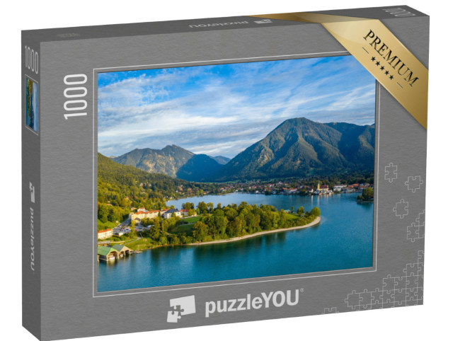 Puzzle 1000 Teile „Der Tegernsee in den bayerischen Alpen“