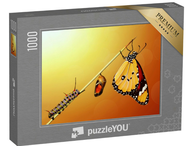 Puzzle 1000 Teile „Die Transformation eines Schmetterlings“