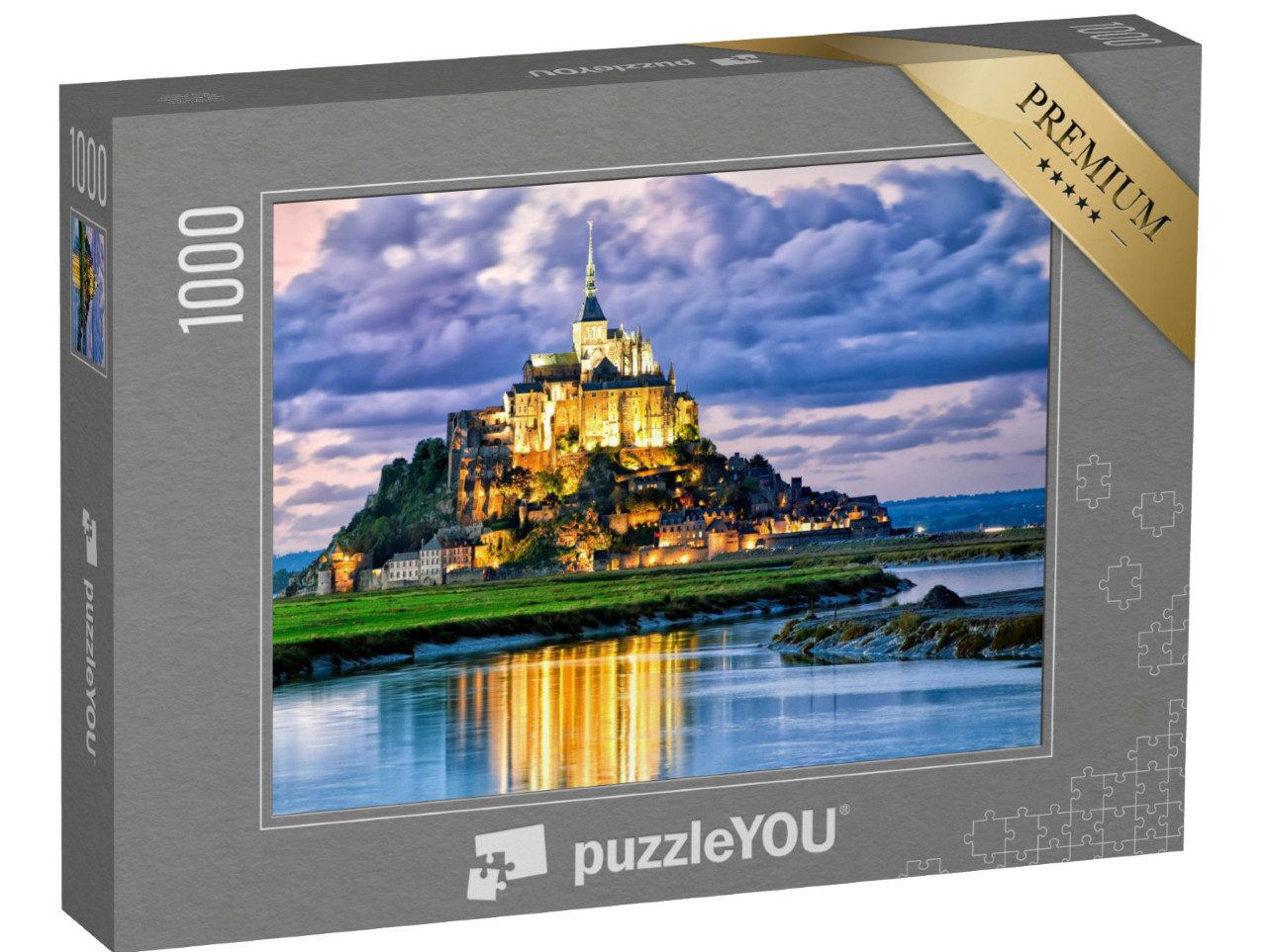 Puzzle 1000 Teile „Mont Saint Michel, Frankreich“