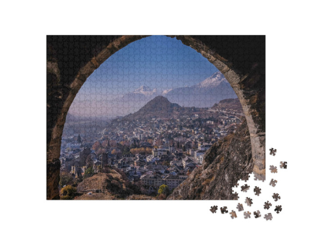 Puzzle 1000 Teile „Sion in der Schweiz“