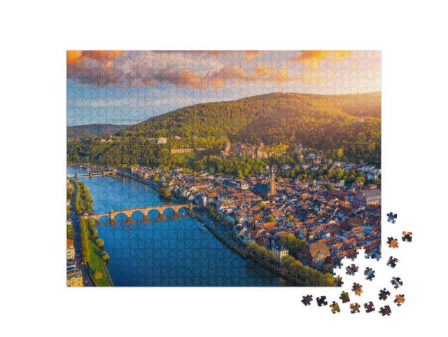 Puzzle 1000 Teile „Heidelberg am Neckar“