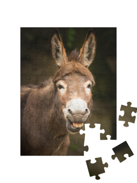 Puzzle 48 Teile „Ein Esel“