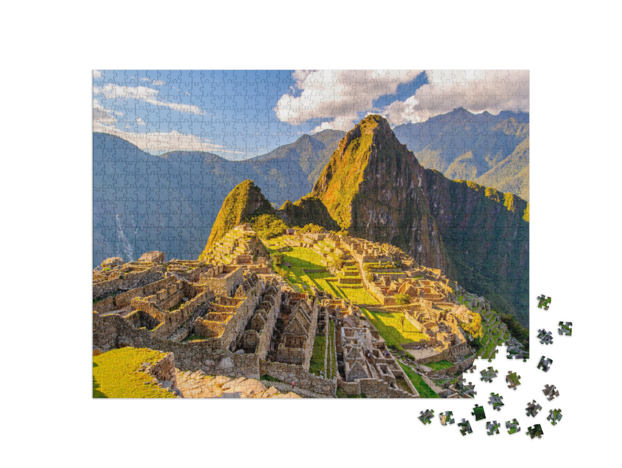 Puzzle 1000 Teile „Peru, Südamerika: Machu Picchu, UNESCO-Weltkulturerbe“