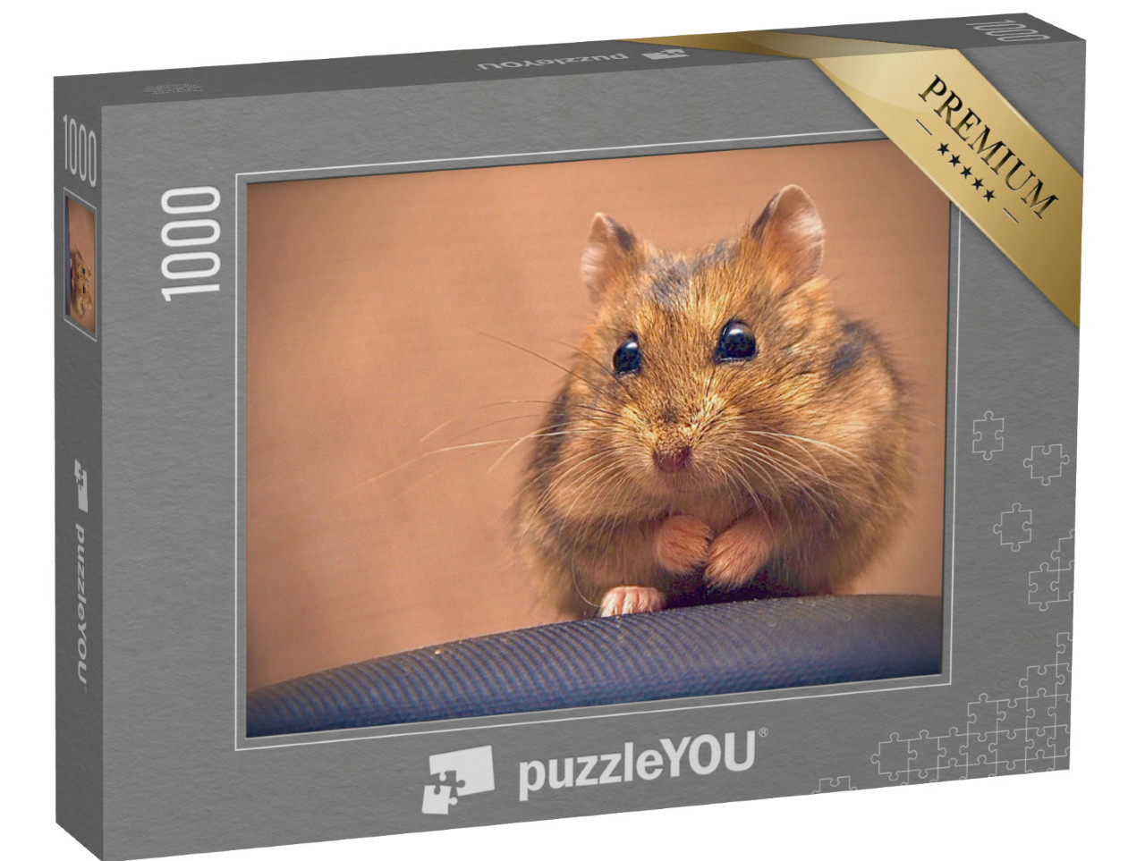 Puzzle 1000 Teile „Süßer brauner Hamster“