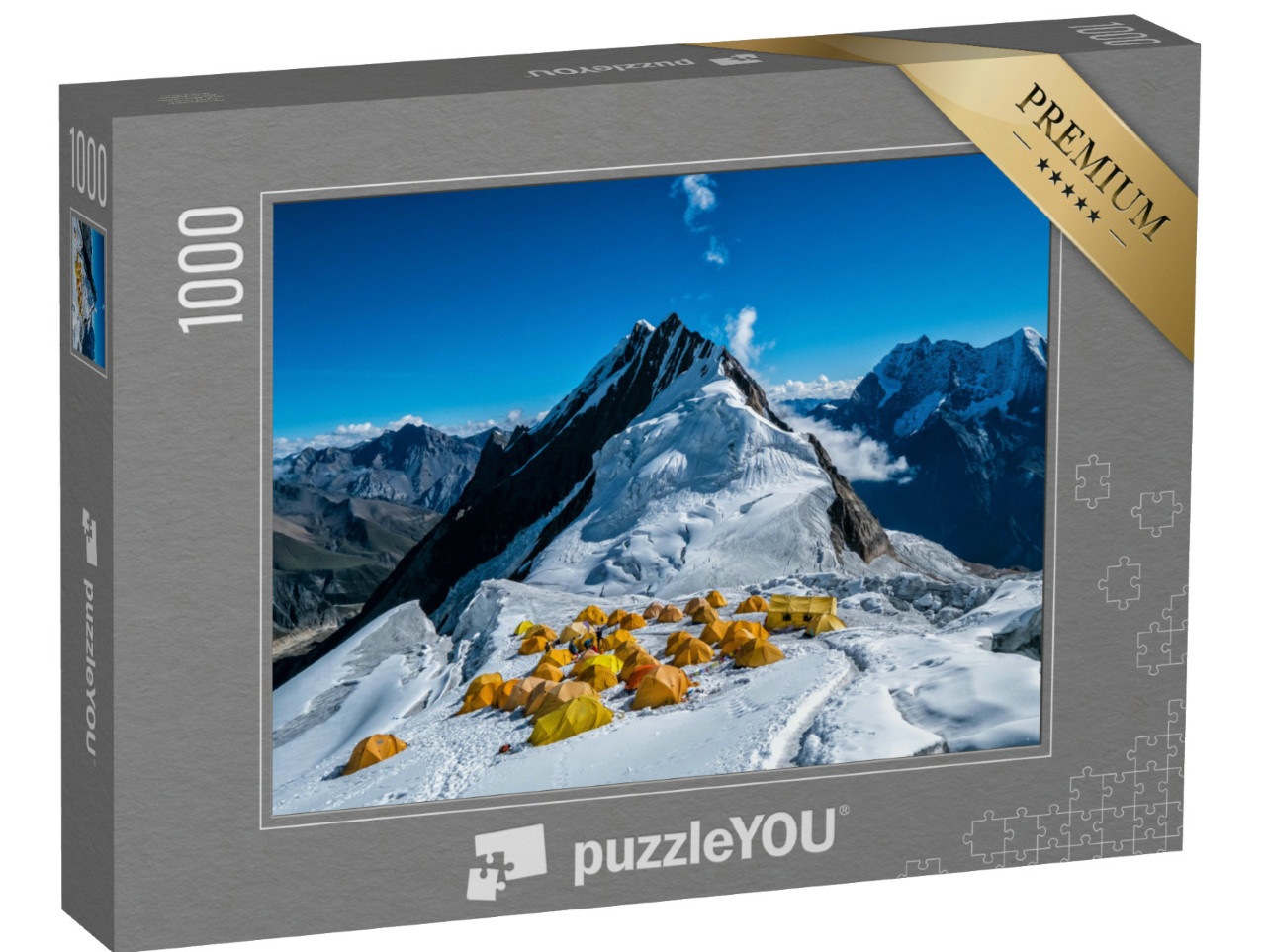 Puzzle 1000 Teile „Hochlager auf dem Gipfel des Manaslu im Himalaya-Gebirge“