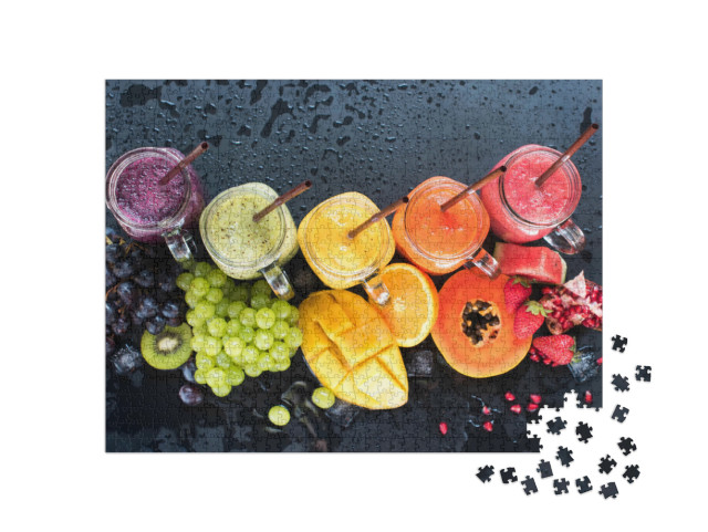 Puzzle 1000 Teile „Smoothie aus tropischen Früchten“
