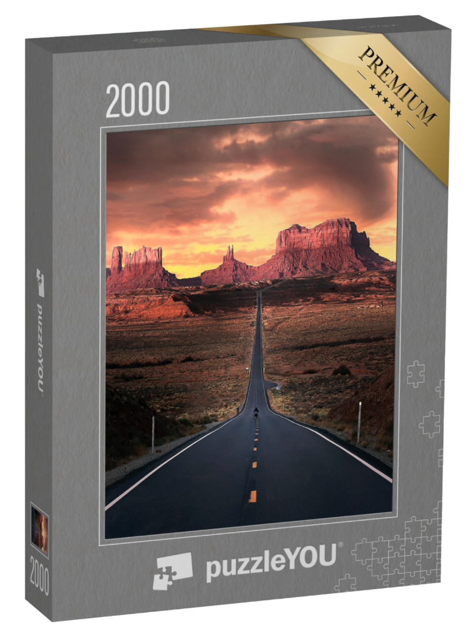 Puzzle 2000 Teile „Monument Valley, Utah, USA“
