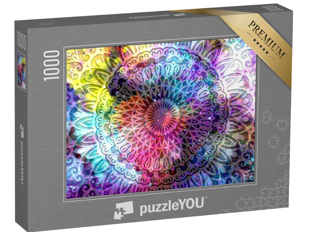 Puzzle 1000 Teile „Märchenhaftes Mandala“