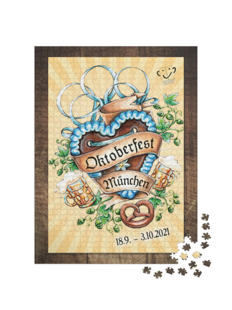 Puzzle 1000 Teile „OKTOBERFEST™ 2021 JAHRESMOTIV“