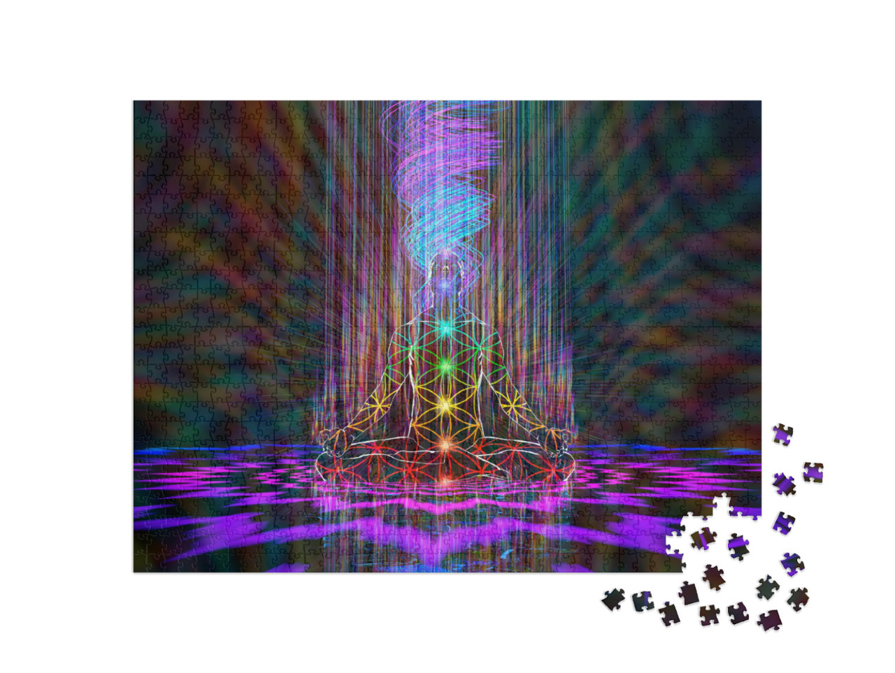 Puzzle 1000 Teile „Harmonie der Demiurgen-Meditation“