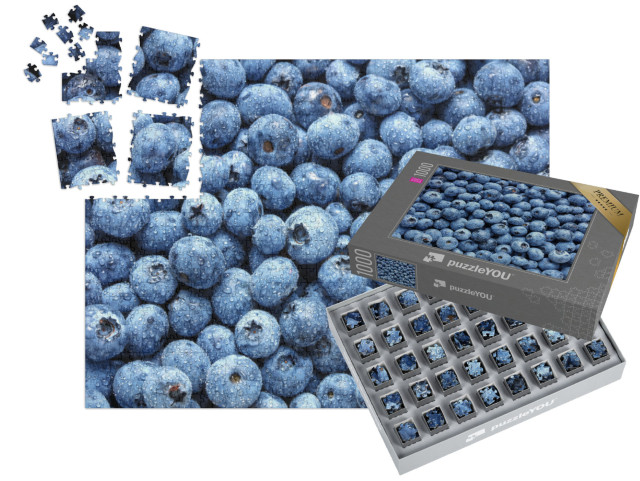 Puzzle „Frische saftige Heidelbeeren“ | SMART SORTED® 1000 Teile