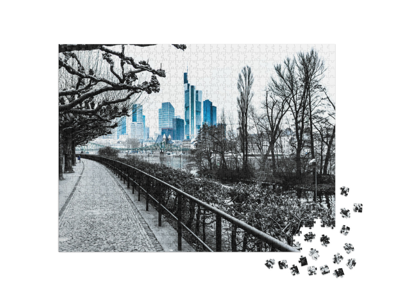 Puzzle 1000 Teile „Frankfurt“