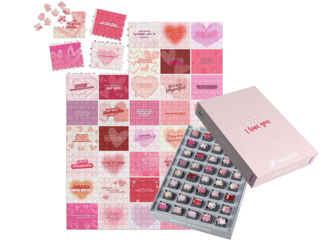 Puzzle „40 Ways to say „I Love You““ | SMART SORTED® 1000 Teile
