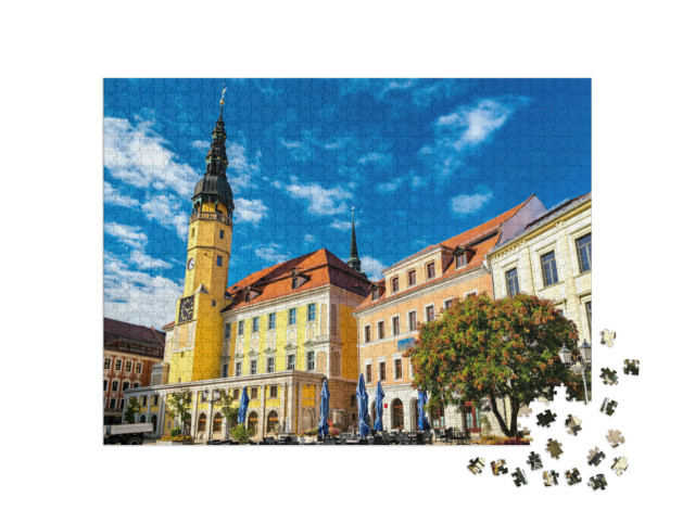 Puzzle 1000 Teile „Historisches Rathaus der Stadt Bautzen, Deutschland“