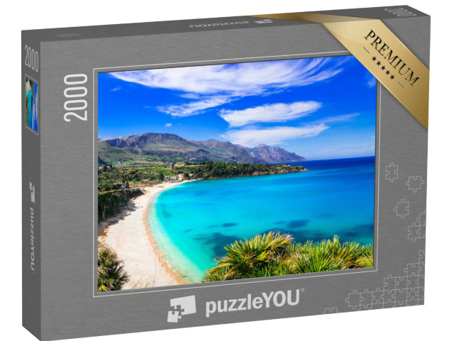 Puzzle 2000 Teile „Traumhafter Strand von Scopello, Sizilien, Italien“