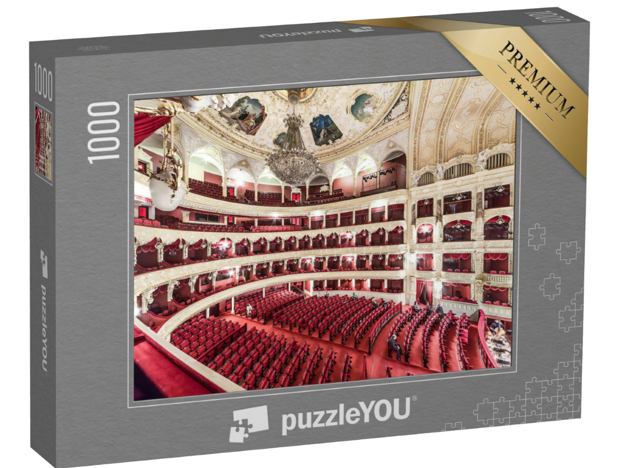 Puzzle 1000 Teile „Das Nationale Akademische Opern- und Balletttheater von Odessa“