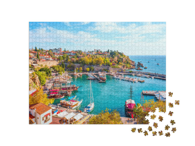 Puzzle 1000 Teile „Altstadt von Kaleici in Antalya, Türkei“