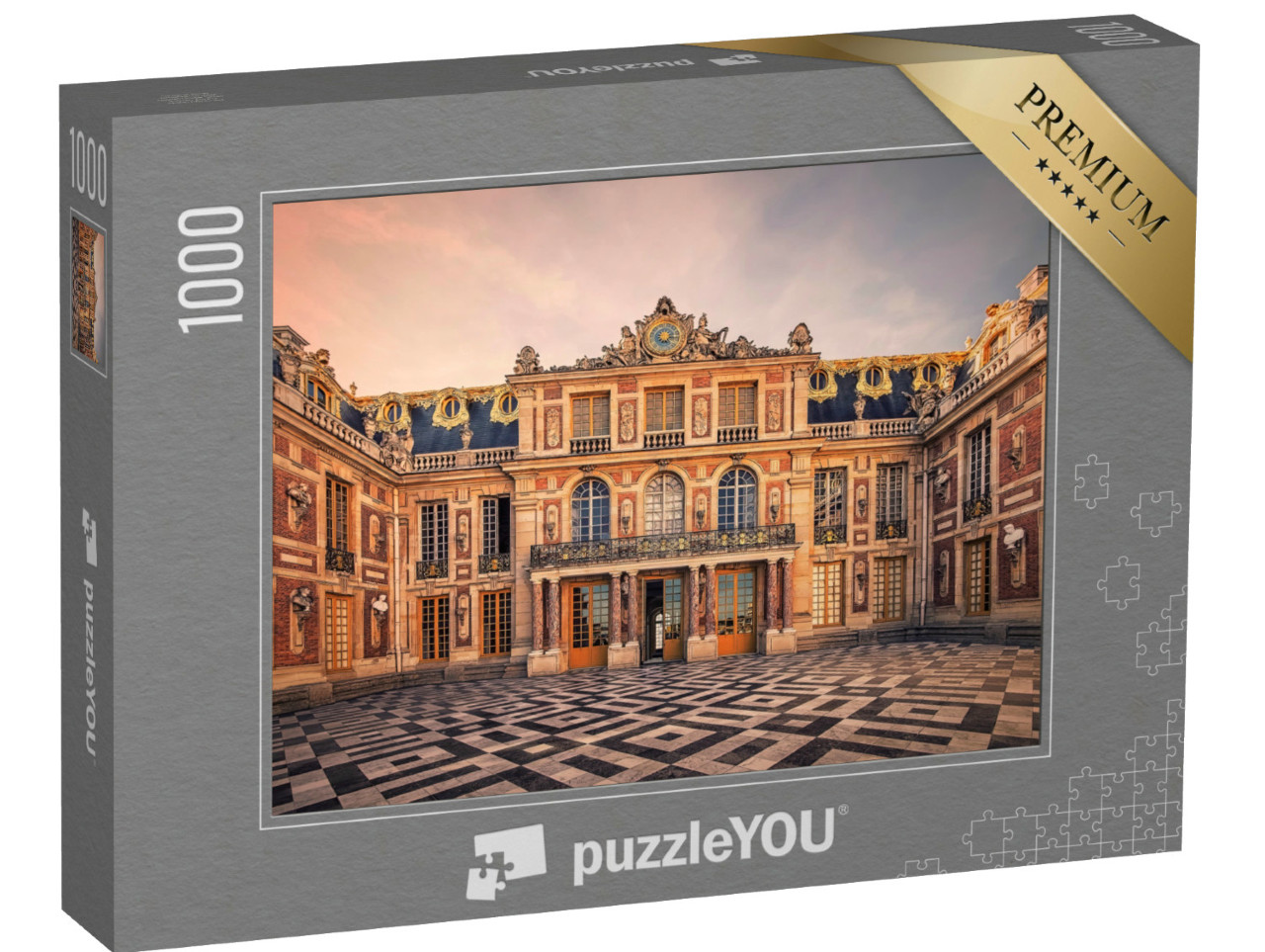 Puzzle 1000 Teile „Schlossfassade von Versailles bei Paris“