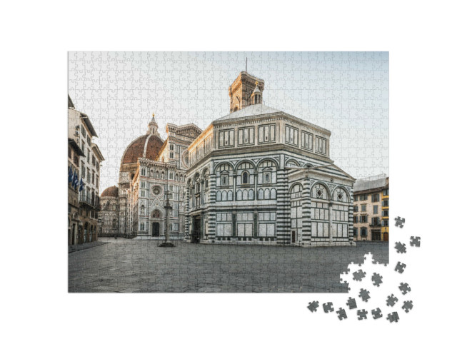 Puzzle 1000 Teile „Santa Maria del Fiore, der Dom von Florenz“