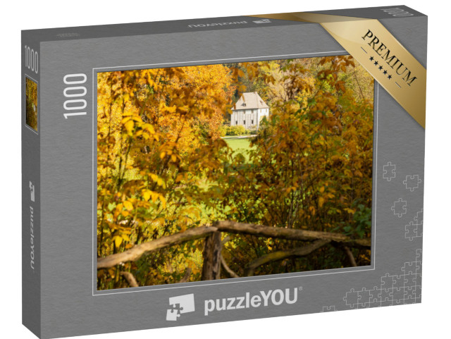 Puzzle 1000 Teile „Goethe-Gartenhaus am berühmten Ilmpark, Weimar“