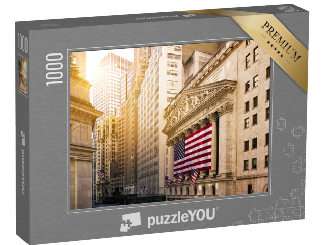 Puzzle 1000 Teile „Glänzendes Licht in der Wall Street, New York“