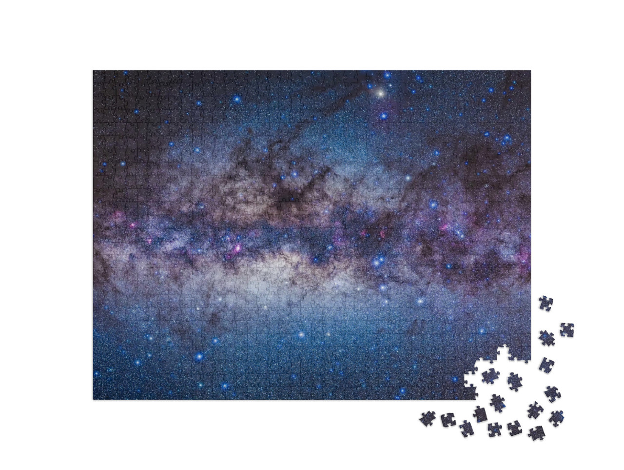 Puzzle 1000 Teile „Milchstraße am Nachthimmel“