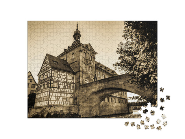 Puzzle 1000 Teile „Altes Rathaus von Bamberg, Deutschland“