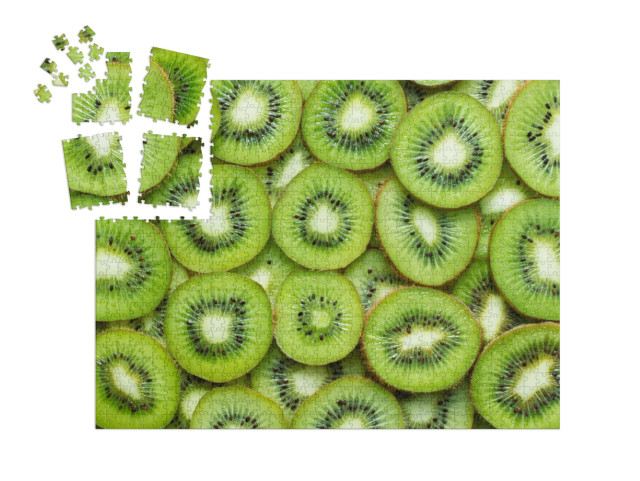 Puzzle „Frisch aufgeschnittene Kiwi“ | SMART SORTED® 1000 Teile