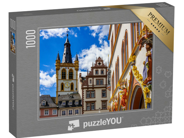 Puzzle 1000 Teile „Wunderschöne Altstadt von Trier, Deutschland“