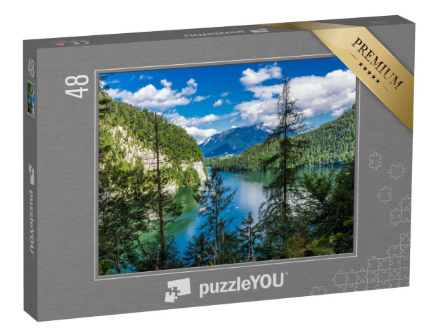 Puzzle 48 Teile „Königssee, Berchtesgaden, Bayern, Deutschland“
