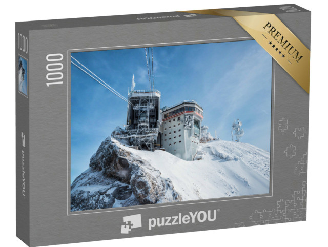 Puzzle 1000 Teile „Herrlicher Wintertag auf der Zugspitze“